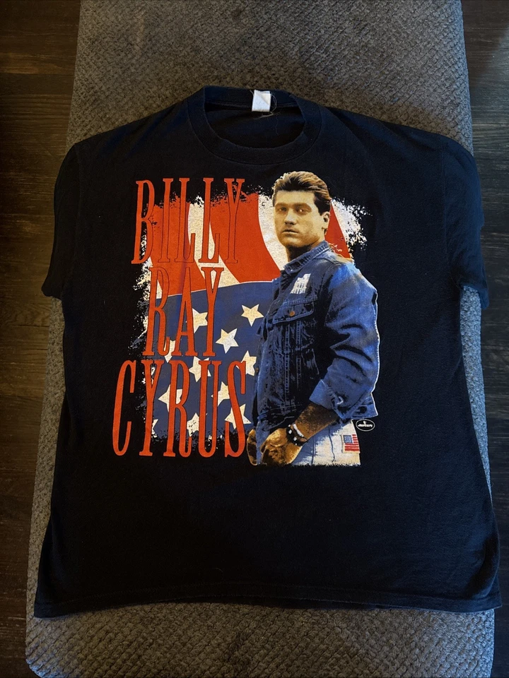 Camisa de Colección 1992 Billy Ray Cyrus Some Gave All Tour Cosida Única Para Hombres XL Foto 1 de 4