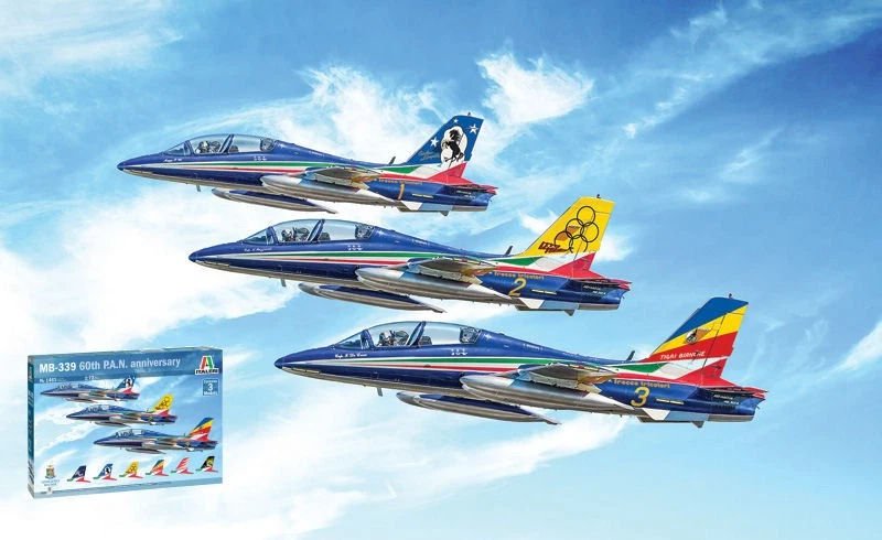 AERMACCHI MB339 60th P.A.N. ANNIVERSARY 3 KIT 1:72 - Immagine 1 di 1