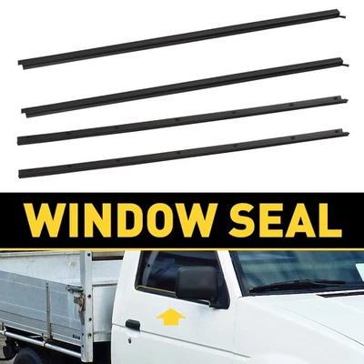 Sellos de vidrio de ventana correa de puerta resistente para Nissan carrocería dura Navara D21 1986-97 Foto 1 de 4