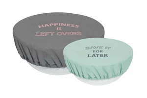 Reusable Bowl Covers - Set of 2 - Retro Kitchen - Picture 1 of 1