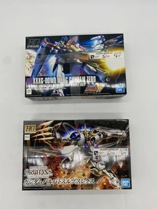 Lot of 2 Bandai HG Models Iron-Blooded Orphans and XXXG-00W0 Wing Gundam Zero - Picture 1 of 8