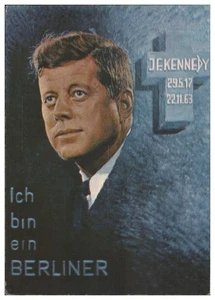 Y1066/ J.F. Kennedy, unvergessen .....  in Berlin AK  - Picture 1 of 2