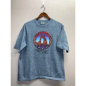 Camisa De Colección Moab Utah Arches Parque Nacional Delicado Arco Gráfico Camiseta Azul L - Imagen 1 de 11