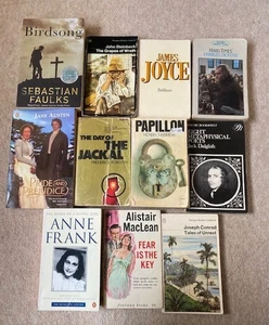 Paper Back Book Lot of 11 Paperback Books Mixed Authors / Vintage - Picture 1 of 3