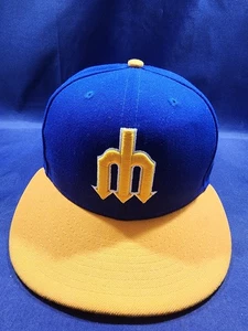 New Era Seattle Mariners Hat Blue Trident Logo ASG Patch 9Fifty Snapback Cap - Picture 1 of 11