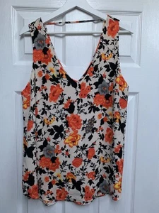 Oasis Ladies lovely floral mix Top Size 16 new - Picture 1 of 6