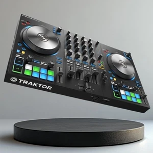 NEW - DJ Native Instruments Traktor Kontrol S3 4-Channel DJ Controller Black - Picture 1 of 9