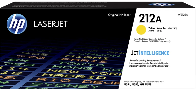 ORIGINAL HP toner giallo W2122A 212A ~4500 Seiten - Immagine 1 di 1