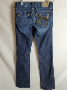 Stivali Guess Jeans Daredevil taglio donna tg 24 blu denim elasticizzato - Foto 1 di 10