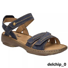 Josef Seibel Women`s Debra 62 Ocean Blue Suede Sandals