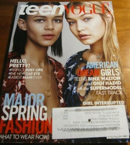 March 2015 issue of Teen Vogue Binx Walton Gigi Hadid #225 - Foto 1 di 4