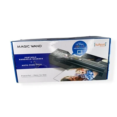 VuPoint Magic Wand PDSDK-ST470-VP Handheld Scanner Black Digital 1200x1200 DPI - Image 1 of 4