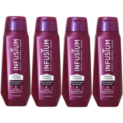 4 Pack Infusium Repair & Renew Shampoo Salon Professional 13.5 Ounce Each - Image 1 of 4