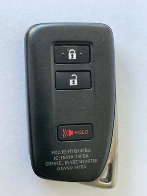 2015 2016 2017 2018 2019 2020 LEXUS NX200t SMART REMOTE-PROXIMITY HYQ14FLB OEM🟠 - Image 1 of 4