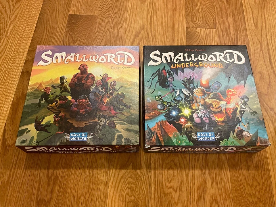 Lot 2 Board Games - Small World 99% Complete & Small World Underground Unpunched - Image 1 of 4