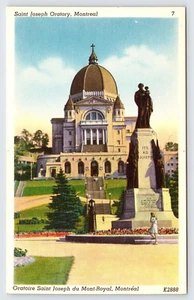 Saint Joseph Oratory, Montreal Canada Catholic Shrine, White Border Postcard P6 - Bild 1 von 2