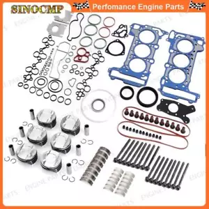 EA839 3.0L Engine Rebuild Piston Gasket Bearing Kit For Porsche Audi A6 S4 S5 B9 - Picture 1 of 9