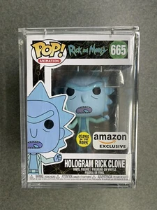 Funko POP! Animation Rick and Morty Hologramm Rick Clone Glow 665 Amazon exklusiv - Bild 1 von 8