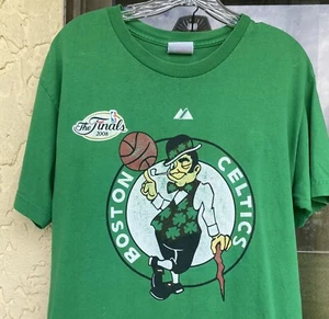 2008 NBA Finals Boston Celtics Paul Pierce #24 Majestic T Shirt Size M (28) - Picture 1 of 4