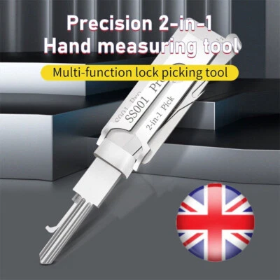 Schlüsseldecoder SS001 Perfect Match für Schlüssel Picking Haken Werkzeug Schlosser Werkzeug Silber