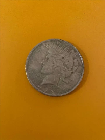 1922P Peace Dollar Defective Planchet Reverse Cover
