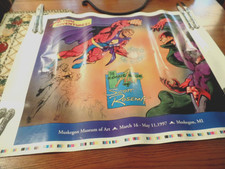Scott Rosema 1997 Comic Book Art POSTER, Muskegon Museum-Take a L@@K-VERY GOOD
