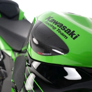 R&G Racing Carbon Fibre Tank Sliders For 2008-2009 Kawasaki Ninja ZX10R ZX1000E - Picture 1 of 3