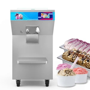 Kommerzielle Harteismaschine Edelstahl Eiscreme Joghurt Maker LCD Display - Picture 1 of 17