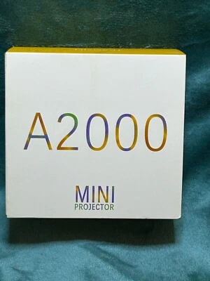 Projector Mini Portable 1080P LED Video Beamer Home Theatre Cinema USB - Image 1 of 4