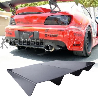 Rear Diffuser Spoiler Bumper Lip Splitter Lower ABS for Honda S2000 Convertible Foto 1 de 4