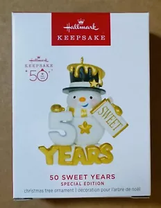 Punze Andenken Ornament 2023 50 Jahre Jubiläum "50 süße Jahre" - Bild 1 von 6