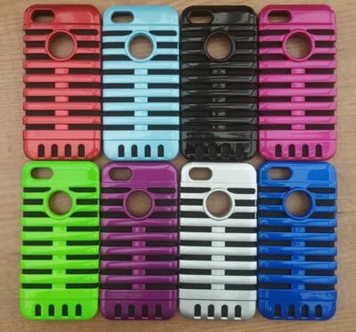 Luxury Shockproof Hybrid TPU Retro Mic Designer Case Cover For iPhone 5 5S - Image 1 of 4