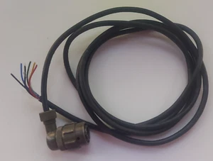 RADIO MILITAR CLANSMAN EJÉRCITO 7 PIN MACHO CONECTOR ÁNGULO RECTO A EXTREMOS DESNUDOS - Imagen 1 de 3