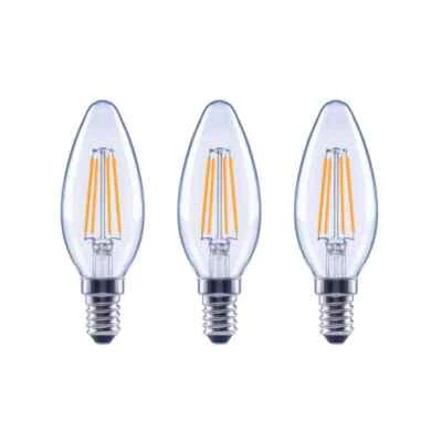 EcoSmart 60-Watt Equivalent B11 Dimmable E12 Candelabra ENERGY STAR(3-Pack) - Image 1 of 4