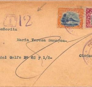 GUATEMALA Cover UNDERPAID TAXE Charge *T12* Cuidad {samwells-covers}YS359 - Picture 1 of 10