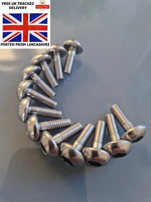 Honda CBR900 Fireblade front disc bolts M6 x 17mm A2-70 Stainless x12 all years - Image 1 of 4