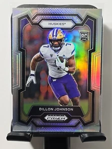 2024 Panini Prizm Draft Picks #173 Dillon Johnson Silver Prizm Para Washington - Picture 1 of 6