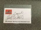 John Weinert Signed Business Card Sized Card Bowling Green Basketball Coach Auto