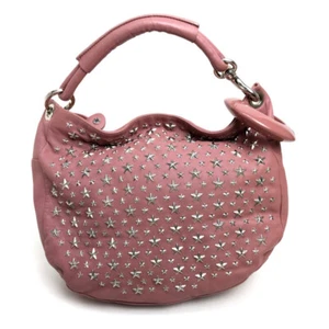 JIMMY CHOO Star Studs Stars Sky Bolso Bolso de Hombro Rosa/Plateado - Imagen 1 de 10