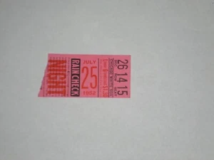 Chicago White Sox vs Philadelphia Athletics Ticket 1952-Billy Pierce Win 3 Hits - Picture 1 of 1