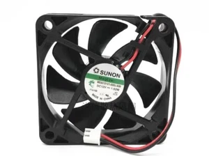 1PC SUNON ME60151V1-000U-A99 6015 6CM 12V 1.92W 2-wire power supply cooling fan - Picture 1 of 3