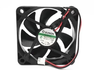 1PC SUNON ME60151V1-000U-A99 6015 6CM 12V 1.92W 2-wire power supply cooling fan - Image 1 of 4