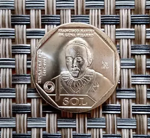 PERU MÜNZE 2023, ZWEIHUNDERTJAHRFEIER, FRANCISCO XAVIER DE LUNA SCHIEFER, UNC - Bild 1 von 3