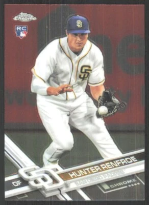 2017 Topps Chrome Hunter Renfroe Rookie #18 - Image 1 of 2