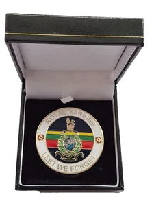 Royal Marines Commentative Coin Official MOD Licensed in Box - Picture 1 of 8