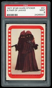 1977 Topps Star Wars Sticker #41 A Pair of Jawas PSA 9 - Picture 1 of 2