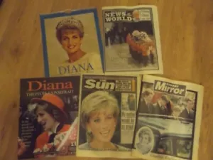 Princess Diana,Goodbye England's Rose, tragic death, the original commemorative - Picture 1 of 6