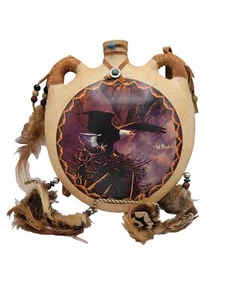 Eagle Decanter Signed Ted Blylock 2004 On Wings Of Wisdom The Nestwatch Art  - Picture 1 of 16