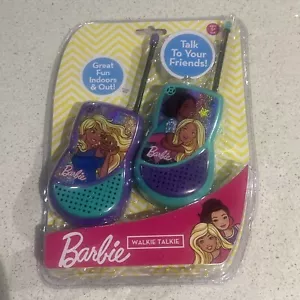 BARBIE WALKIE TALKIE GREEN AND PURPLE HANDSETS toy kids play - Picture 1 of 2