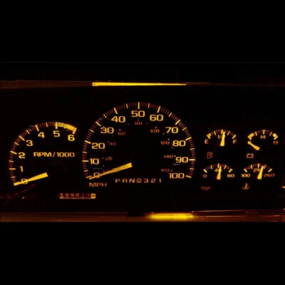 KIT CLÚSTER LED Amarillo Para CHEVY SIERRA,Silverado,Tahoe,Suburban,GM 1995-1999 Foto 1 de 4